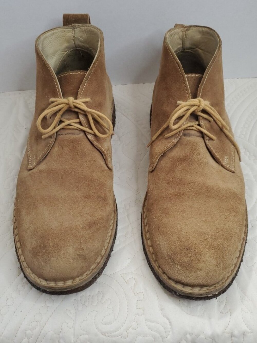 Cabela's Men's Chukka Boot Size 12M Suede Leather Outdoors Cabin Casual Camp - Picture 4 of 11